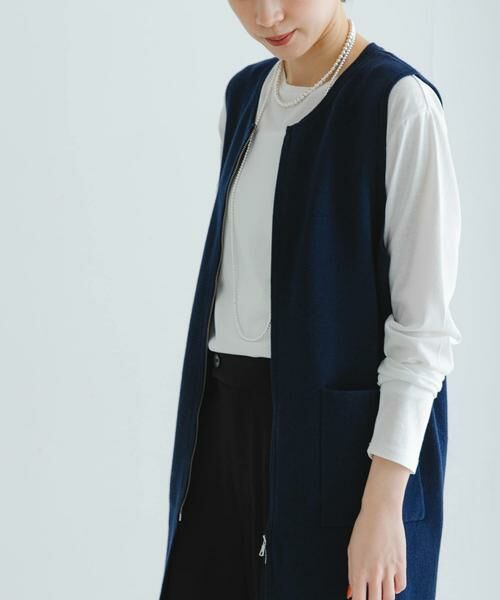 URBAN RESEARCH / アーバンリサーチ ベスト | ダブルジップニットベスト | 詳細1