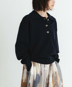 URBAN RESEARCH / アーバンリサーチ ニット・セーター | スウェットライクシャツカラーニット