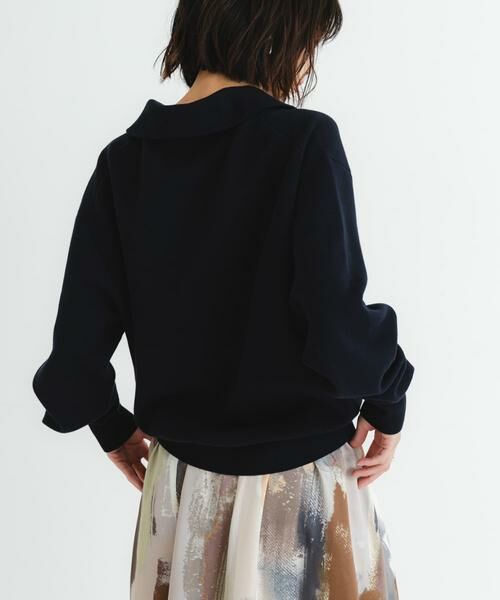 URBAN RESEARCH / アーバンリサーチ ニット・セーター | スウェットライクシャツカラーニット | 詳細2