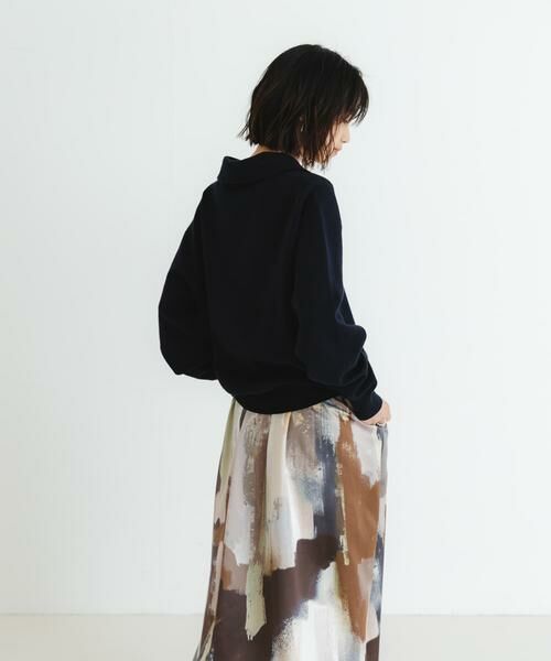 URBAN RESEARCH / アーバンリサーチ ニット・セーター | スウェットライクシャツカラーニット | 詳細5