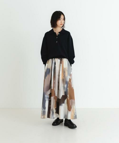 URBAN RESEARCH / アーバンリサーチ ニット・セーター | スウェットライクシャツカラーニット | 詳細7