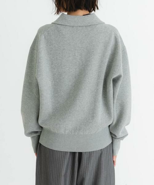 URBAN RESEARCH / アーバンリサーチ ニット・セーター | スウェットライクシャツカラーニット | 詳細20