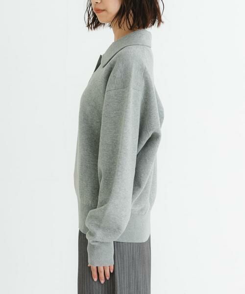URBAN RESEARCH / アーバンリサーチ ニット・セーター | スウェットライクシャツカラーニット | 詳細19