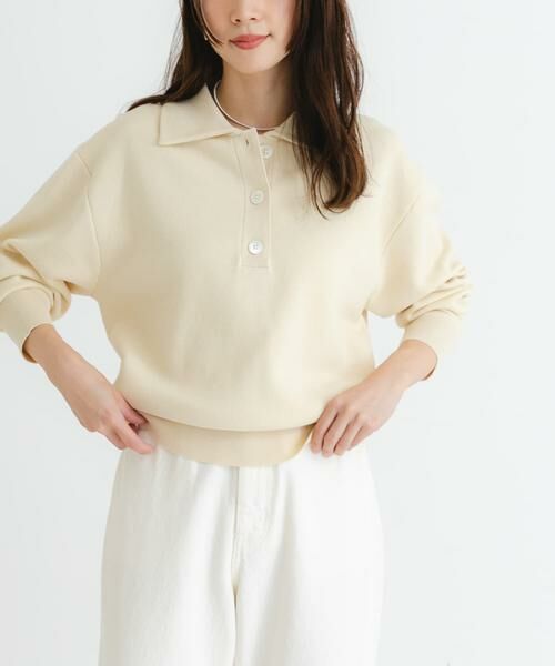 URBAN RESEARCH / アーバンリサーチ ニット・セーター | スウェットライクシャツカラーニット | 詳細28