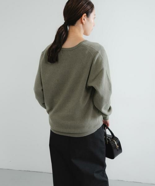URBAN RESEARCH / アーバンリサーチ チュニック | new basic　カシミヤコットンVネックチュニックニット | 詳細5