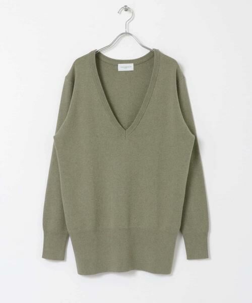 URBAN RESEARCH / アーバンリサーチ チュニック | new basic　カシミヤコットンVネックチュニックニット | 詳細8