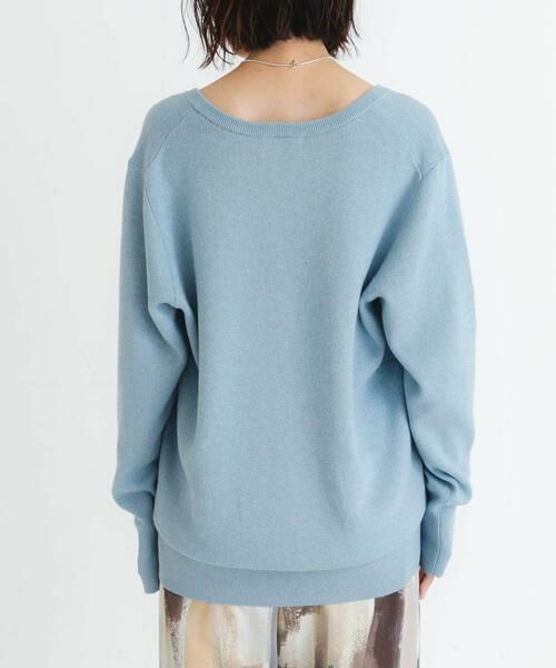 URBAN RESEARCH / アーバンリサーチ チュニック | new basic　カシミヤコットンVネックチュニックニット | 詳細19