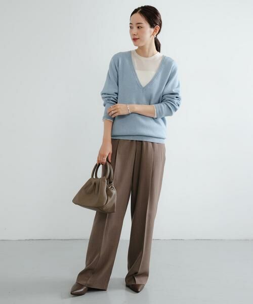 URBAN RESEARCH / アーバンリサーチ チュニック | new basic　カシミヤコットンVネックチュニックニット | 詳細16