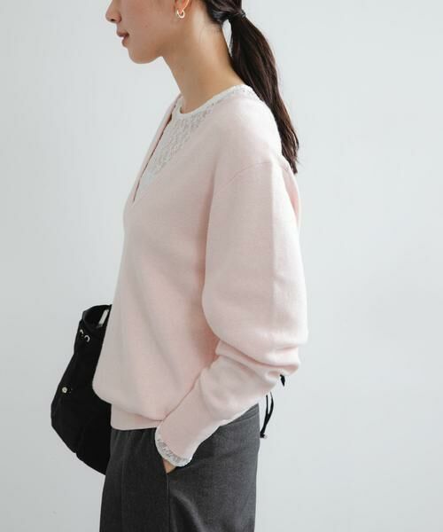 URBAN RESEARCH / アーバンリサーチ チュニック | new basic　カシミヤコットンVネックチュニックニット | 詳細27