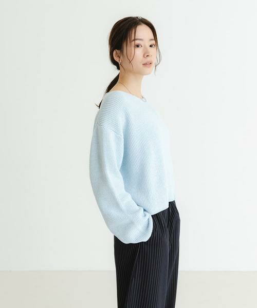 URBAN RESEARCH / アーバンリサーチ ニット・セーター | テープヤーンVネック畦ニット | 詳細2