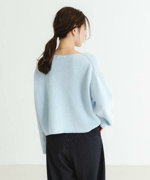 URBAN RESEARCH / アーバンリサーチ ニット・セーター | テープヤーンVネック畦ニット | 詳細4