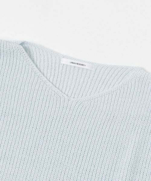 URBAN RESEARCH / アーバンリサーチ ニット・セーター | テープヤーンVネック畦ニット | 詳細9