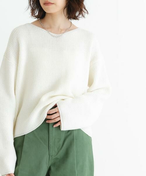 URBAN RESEARCH / アーバンリサーチ ニット・セーター | テープヤーンVネック畦ニット | 詳細12