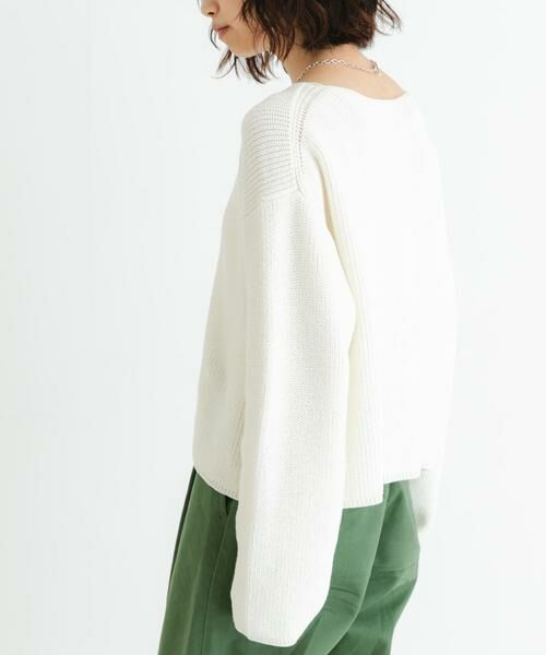 URBAN RESEARCH / アーバンリサーチ ニット・セーター | テープヤーンVネック畦ニット | 詳細14