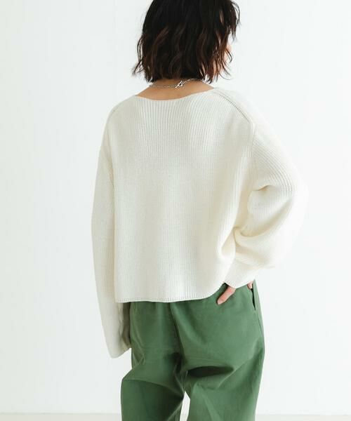 URBAN RESEARCH / アーバンリサーチ ニット・セーター | テープヤーンVネック畦ニット | 詳細16