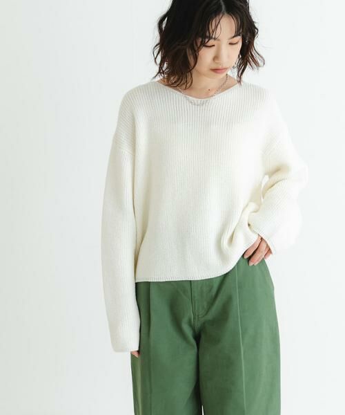 URBAN RESEARCH / アーバンリサーチ ニット・セーター | テープヤーンVネック畦ニット | 詳細17