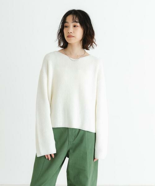 URBAN RESEARCH / アーバンリサーチ ニット・セーター | テープヤーンVネック畦ニット | 詳細18