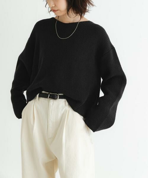 URBAN RESEARCH / アーバンリサーチ ニット・セーター | テープヤーンVネック畦ニット | 詳細22