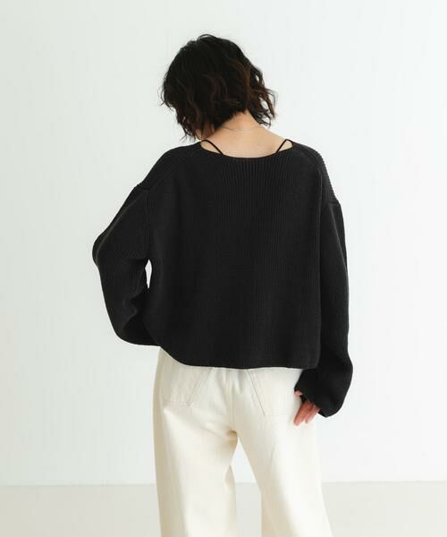 URBAN RESEARCH / アーバンリサーチ ニット・セーター | テープヤーンVネック畦ニット | 詳細24