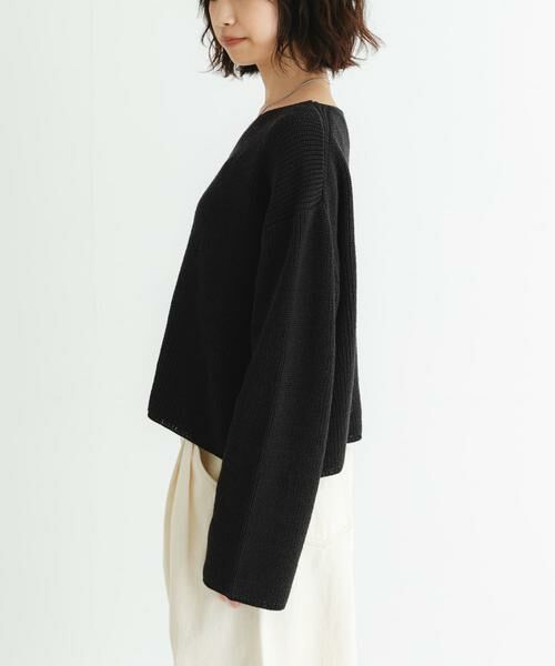 URBAN RESEARCH / アーバンリサーチ ニット・セーター | テープヤーンVネック畦ニット | 詳細30
