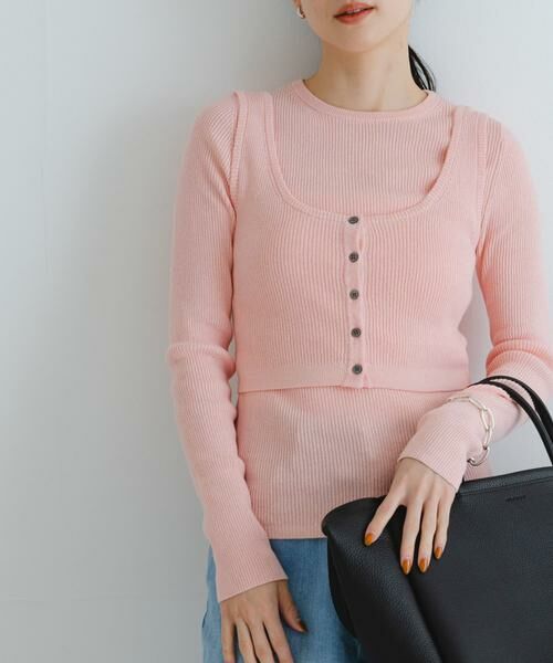 URBAN RESEARCH / アーバンリサーチ ニット・セーター | 『UR TECH』メランジコットンクルーネックニット | 詳細20