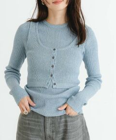 URBAN RESEARCH / アーバンリサーチ ベスト | 『UR TECH』メランジコットンベスト