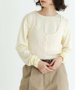 URBAN RESEARCH / アーバンリサーチ ベスト | 『UR TECH』メランジコットンベスト