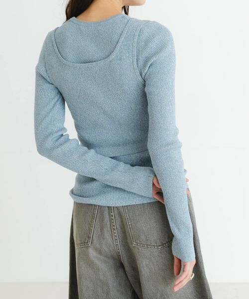 URBAN RESEARCH / アーバンリサーチ ベスト | 『UR TECH』メランジコットンベスト | 詳細1