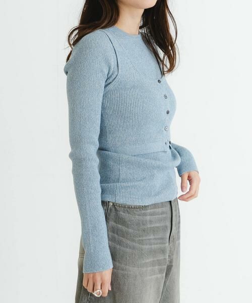 URBAN RESEARCH / アーバンリサーチ ベスト | 『UR TECH』メランジコットンベスト | 詳細2