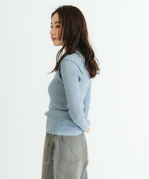 URBAN RESEARCH / アーバンリサーチ ベスト | 『UR TECH』メランジコットンベスト | 詳細4