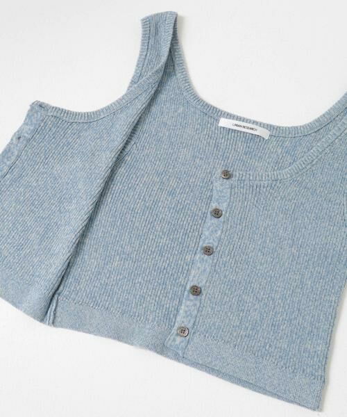 URBAN RESEARCH / アーバンリサーチ ベスト | 『UR TECH』メランジコットンベスト | 詳細7