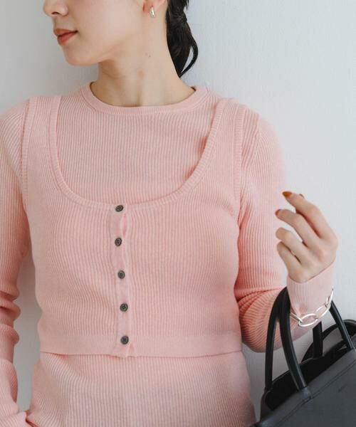 URBAN RESEARCH / アーバンリサーチ ベスト | 『UR TECH』メランジコットンベスト | 詳細13