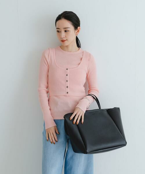 URBAN RESEARCH / アーバンリサーチ ベスト | 『UR TECH』メランジコットンベスト | 詳細15