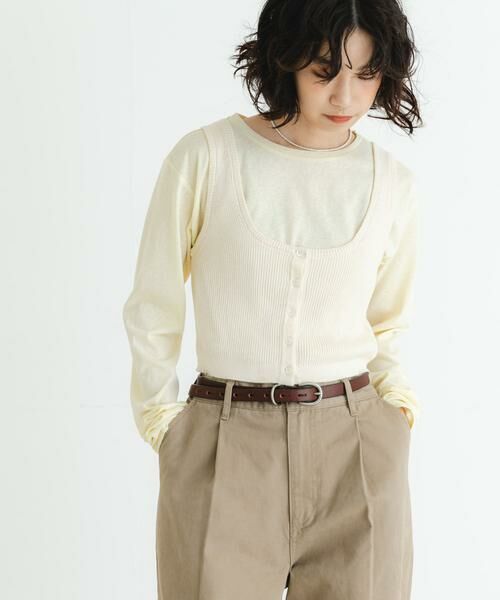 URBAN RESEARCH / アーバンリサーチ ベスト | 『UR TECH』メランジコットンベスト | 詳細23