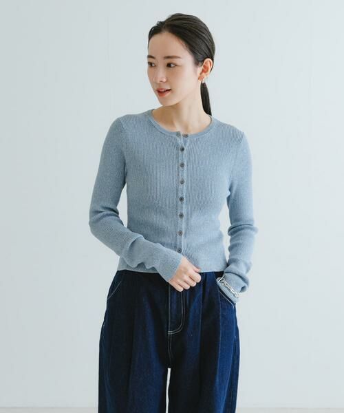 URBAN RESEARCH / アーバンリサーチ ニット・セーター | UR TECH メランジコットンカーディガン | 詳細2