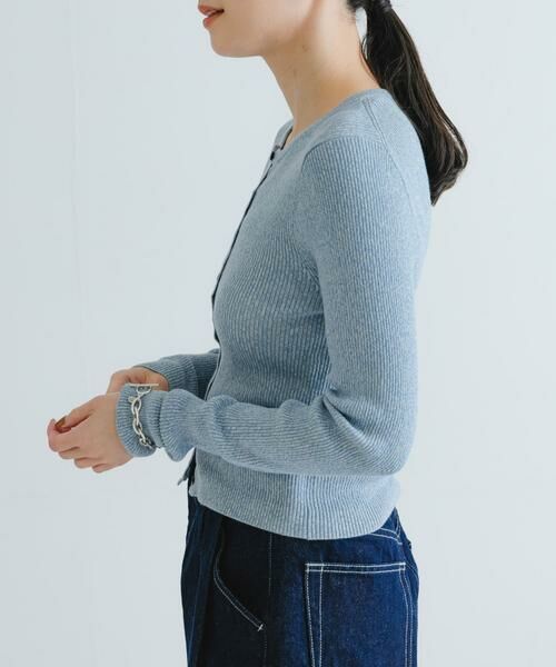 URBAN RESEARCH / アーバンリサーチ ニット・セーター | UR TECH メランジコットンカーディガン | 詳細3