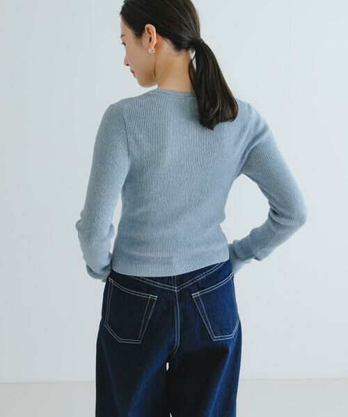 URBAN RESEARCH / アーバンリサーチ ニット・セーター | UR TECH メランジコットンカーディガン | 詳細4