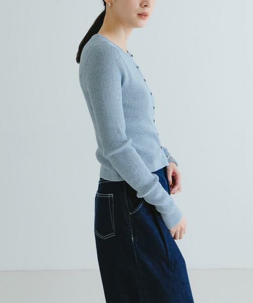 URBAN RESEARCH / アーバンリサーチ ニット・セーター | UR TECH メランジコットンカーディガン | 詳細5