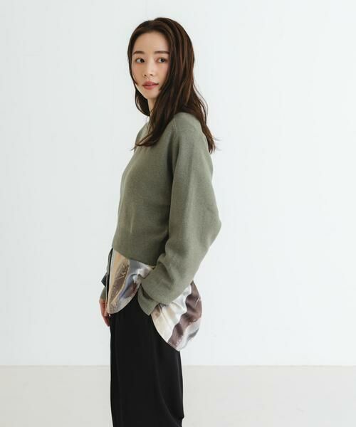 URBAN RESEARCH / アーバンリサーチ ニット・セーター | new basic　カシミヤコットンクルーネックニット | 詳細4