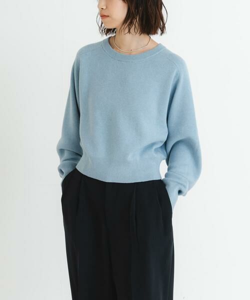 URBAN RESEARCH / アーバンリサーチ ニット・セーター | new basic　カシミヤコットンクルーネックニット | 詳細12