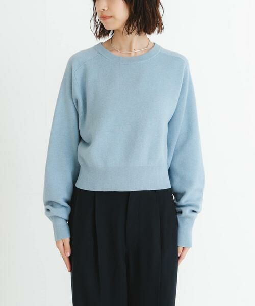 URBAN RESEARCH / アーバンリサーチ ニット・セーター | new basic　カシミヤコットンクルーネックニット | 詳細17