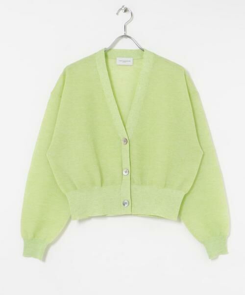 URBAN RESEARCH / アーバンリサーチ カーディガン・ボレロ | new basic　リネン混スポンディッシュニットカーディガン | 詳細8