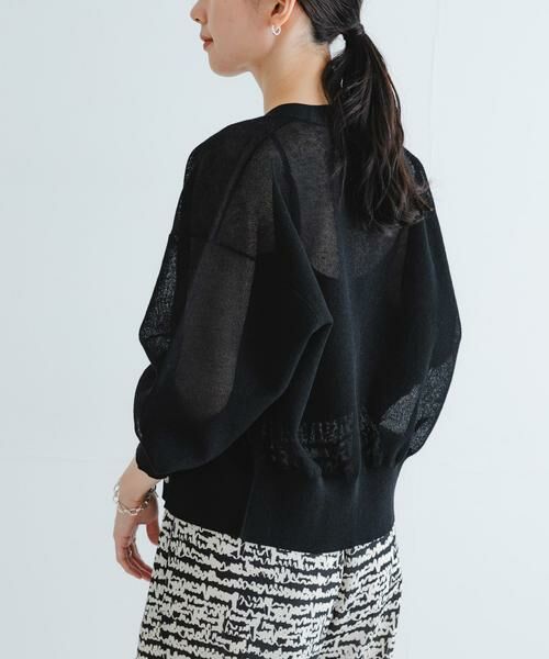 URBAN RESEARCH / アーバンリサーチ カーディガン・ボレロ | new basic　リネン混スポンディッシュニットカーディガン | 詳細17