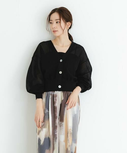 URBAN RESEARCH / アーバンリサーチ カーディガン・ボレロ | new basic　リネン混スポンディッシュニットカーディガン | 詳細19