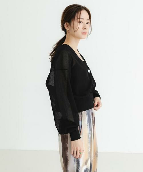 URBAN RESEARCH / アーバンリサーチ カーディガン・ボレロ | new basic　リネン混スポンディッシュニットカーディガン | 詳細20