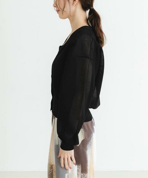 URBAN RESEARCH / アーバンリサーチ カーディガン・ボレロ | new basic　リネン混スポンディッシュニットカーディガン | 詳細22