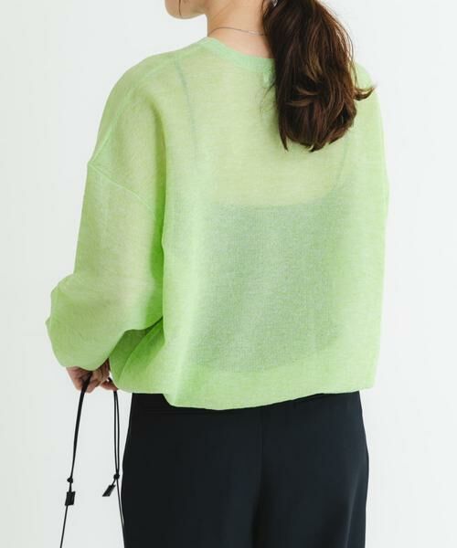 URBAN RESEARCH / アーバンリサーチ ニット・セーター | new basic　リネン混スポンディッシュニットプルオーバー | 詳細4