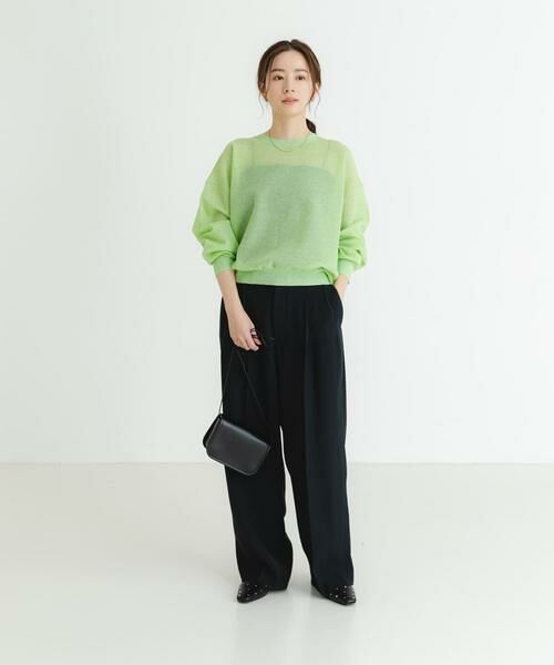 URBAN RESEARCH / アーバンリサーチ ニット・セーター | new basic　リネン混スポンディッシュニットプルオーバー | 詳細7