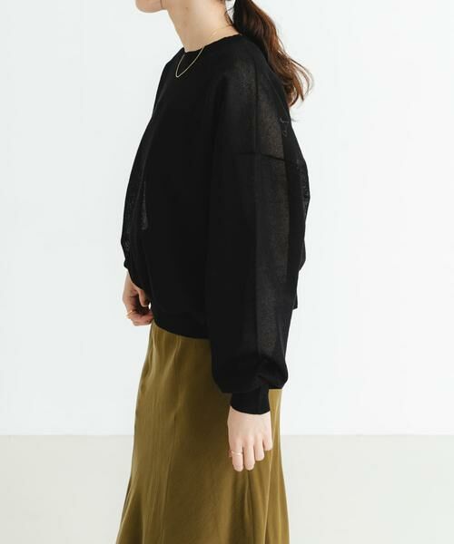 URBAN RESEARCH / アーバンリサーチ ニット・セーター | new basic　リネン混スポンディッシュニットプルオーバー | 詳細18