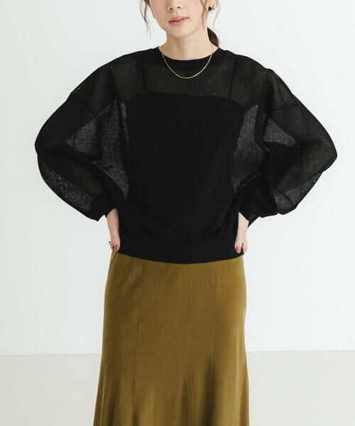 URBAN RESEARCH / アーバンリサーチ ニット・セーター | new basic　リネン混スポンディッシュニットプルオーバー | 詳細21